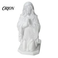Eco-friendly PLA Figurine Western Realistic Figure Ornament, Compact 3D Printed Sculpture, Matte White Decorative Durable Statue, Stable Hexagonal balta