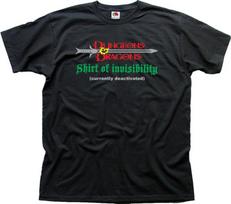 DUNGEONS & DRAGONS Funny RPG Magic Game Black Cotton T-shirt OZ01458 S įvairiaspalvis