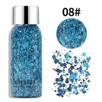 Beauty Bright Stage Makeup Glitter Eye Shadow Skystas veido kūno blizgučių gelis Skystas akių šešėlių makiažo partija