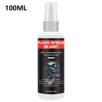 Car Dashboard Restorer Wax Plastic Trim Restore Polish Auto Interior Care Repair Cream for Faded White Vinyl Leather 100ml