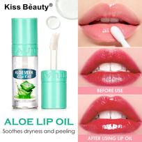 Kissbeauty Aloe Lip Oil Moisturizing Moisturizing Hydrating Desalination Anti-Dry Crack Lip Pattern Lip Moisturizing 1
