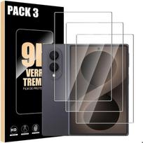 3x Verre Trempé pour Samsung Galaxy Z Fold 8, Protection d'écran 9H Antichoc Anti-Rayures Rigide