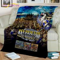 Heroes of Might and Magic Classics Game Blanket,Soft Throw Blanket for Home Bedroom Bed Sofa Picnic Travel Office Cover Blanket Size: 75*100cm, Weight: 230 GSM