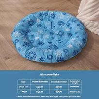 Pet Supplies Pet Ice Pad Cat Summer Cool Mat Cat Bed Ice Bed Cool Mat Dog Cool Mat Cooling Sleeping Mat small mėlyna