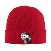 Rapper Tupac 2pac Graphic Printed Bonnet Hats  Beanie Hats Spring Graphic Knitting Hat Retro Men Women Unisex Gym Warm Cap One Size