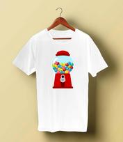 Funny Birthday Gift Shirt Chewing Gums Bubble Gums Tee Shirt Funny Halloween T Shirt Cute Graphic Design T Shirt Gumball Machine Shirt 3XL