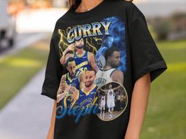 Stephen Curry Golden State Warriors Unisex T-Shirt Vintage Classic Basketball Tee Vintage Tee NBA shirt Steph Curry Fan Oversized Retro Tee 4XL