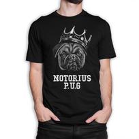 Notorious PUG Hip Hop Funny T-Shirt, Men's and Women's Sizes M