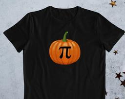 Pumpkin Pi Funny Math T-Shirt: Pumpkin Pie Season, Fall Humor 3XL