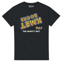 KMET Retro T-Shirt: Classic LA Radio Station Logo S