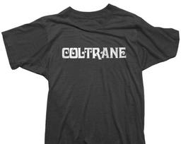 John Coltrane T-Shirt - Coltrane Vintage Font Tee - Officially Licensed XL