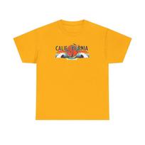 California Palm Orange Sunset Tee | Retro Vintage Beach Graphic 3XL