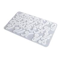 Reversed Alphabet Silicone Molds for Epoxy Casting DIY Supply Keychain Making 1