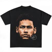 Neymar Jr Shirt, Vintage Soccer Tee, Brazilian Football Legend Apparel, Sports Graphic, Retro Streetwear Football T-Shirt 2XL