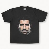 Luís Figo Graphic Tee – Football Autographed Streetwear Shirt – Premium Cotton Unisex T-Shirt - Comfort Colors 1717 S