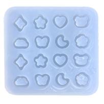Resin Casting Shaker Filler Mold,Epoxy Quicksand Silicone Mold,Resin Heart Mold 1