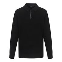 Superior Men'S Transitional Collared Sweater Black (Idba40139) Black.Idba40139/095