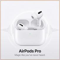 Apple AirPods Pro Bluetooth TWS Earbuds ANC Noise Cancelling Spatial Audio Wireless Charging Touch Control Stereo Earphones balta