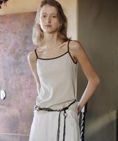 Annies Punching Ringer Sleeveless (Oatmeal) Oatmeal