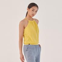 Oz Is Ozts1071 Halter Neck Pigment Camisole - Yellow S/Free
