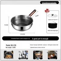 Gongziyu Outdoor Honeycomb Non-stick Wok