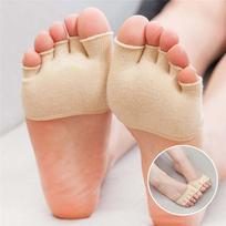 Protectors Foot Care Tools Foot Bunion Sleeve Protector Toe Corrector Toes Cover Five Finger Socks smėlis