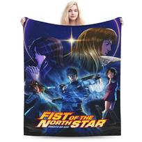 hokuto no ken Survivor Cute Blanket Quality Warm Soft Throw Blanket Winter Boy Girl Bedroom Novelty Bedspread Size: 75*100cm, Weight: 230 GSM