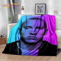 Rapper Eminem Tupac 2pac Hip-Hop Music Rap God Blanket,Soft Throw Blanket for Home Bedroom Bed Sofa Picnic Travel Cover Gift Size: 75*100cm, Weight: 230 GSM