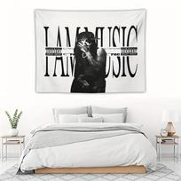 Playboi Carti I AM MUSIC Albumo Plakatas Sieninė Danga Šiuolaikinės Muzikos Tema Svetainės Miegamojo Šventės Dekoras 100X70CM