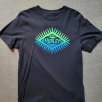 Hurley Black And Blue Cotton Tee S