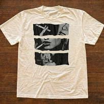 Vintage Grunge Smoking Girl Graphic Unisex Gildan Reprint White TShirt S
