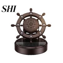 Portable Car Oil Diffuser Solar Power Aromatherapy 360 Degree Rotation Air Freshener Solar-powered Rotating Accessories Interior Creative Helm juoda