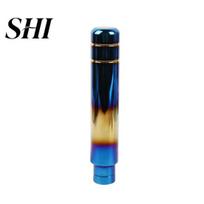 Aluminum Alloy Gear Shift Knob Anti-slip Easy to Install Rustproof Wear-resistant Decorative Direct Lever Replacement Modification Accessories Manual 18cm