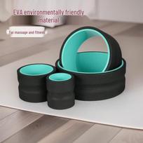 LISMEVA Yoga Wheel & Massage Stick Set