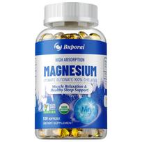 Buporai - 200mg Magnesium Glycine Supplement Capsules - Sleep, Immune Health 120*1