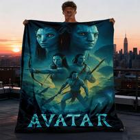 1 vnt. Avataras, Na'vi Lauko minkštas pledas Itin pliušinis, šiltas, universalus ir lengvai prižiūrimas stovyklavimui ir 75X95CM