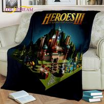 Heroes of Might and Magic Klasikinio Žaidimo Antklodė, Minkšta Pledinė Antklodė Namams Miegamajam Lovai Sofai Iškylai Kelionei Biurui 75X95CM