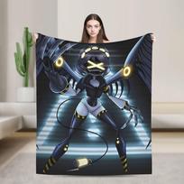 Žudikiški dronai Fleece pledai Juokingi Retro Šaunūs pledai Lovai Sofai Minkštas pledas, 75X95CM