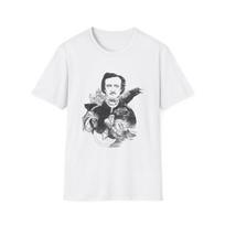 Edgar Allan Poe Portrait T-Shirt, Gothic Literature Top L
