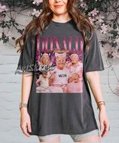 Donald Trump Meow Retro Graphic Tee, Unisex Heavy Cotton Apparel 3XL