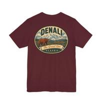 Denali - Mid Century National Park T-Shirt | Retro Alaska Bear Mountain Graphic Tee | Vintage Travel Souvenir Shirt 3XL