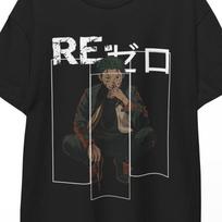 ReZero Anime T-Shirt Subaru, Rem and Emilia, Unisex Otaku Clothing, Waifu Kawaii Yami T-Shirt, Re Zero Figure Cosplay Gift Idea M