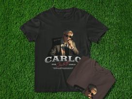 Don Carlo Graphic Tee | Vintage Mob Boss Soccer Shirt 4XL