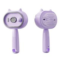 Hair Care Electric Spray Hair Brush Multi-Function 2-In-1 Misting Hair Brush  Gift violetinė