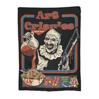 Art Crispies Terrifier Blankets Fleece Winter Multi-function Lightweight Thin Throw Blanket for Home Outdoor Quilt Size: 75*100cm, Weight: 230 GSM