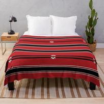Sadu Fabric Design - Geometric Pattern Throw Blanket anime Bed Fashionable for sofa for babies Blankets Size: 75*100cm, Weight: 230 GSM
