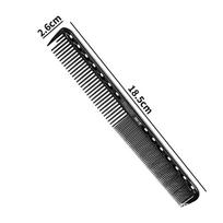 Barber Professional Stainless Steel Silver Hairdressing Comb Anti-static Men Haircut Clipper Ultra-thin Comb Salon Styling Tool juoda