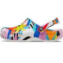 Crocs Classic Beach Sandals Unisex Multi Color White 207849-94S 34-35
