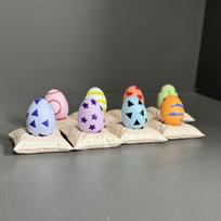 Japanese Genuine Scale Figure Digimon Adventure The Original Lead Group Digimon Egg Digimon Adventure Action Model Plaything 3.5cm