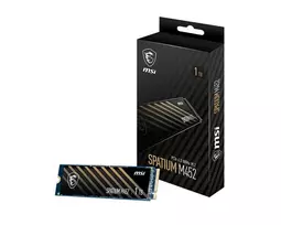 SSD, MSI, 300xTBW rating, MTBF 1500000 h, Read speed 3600MB/s, Write speed 3100MB/s
